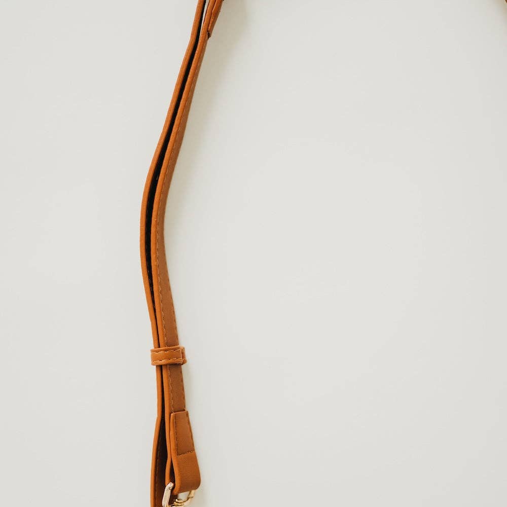 Minimalist Vegan Leather Crossbody Strap