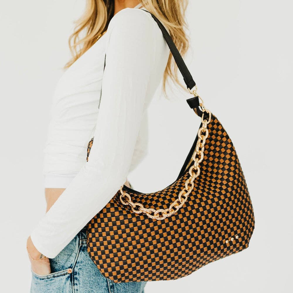 Sienna Slouchy Woven Shoulder Bag