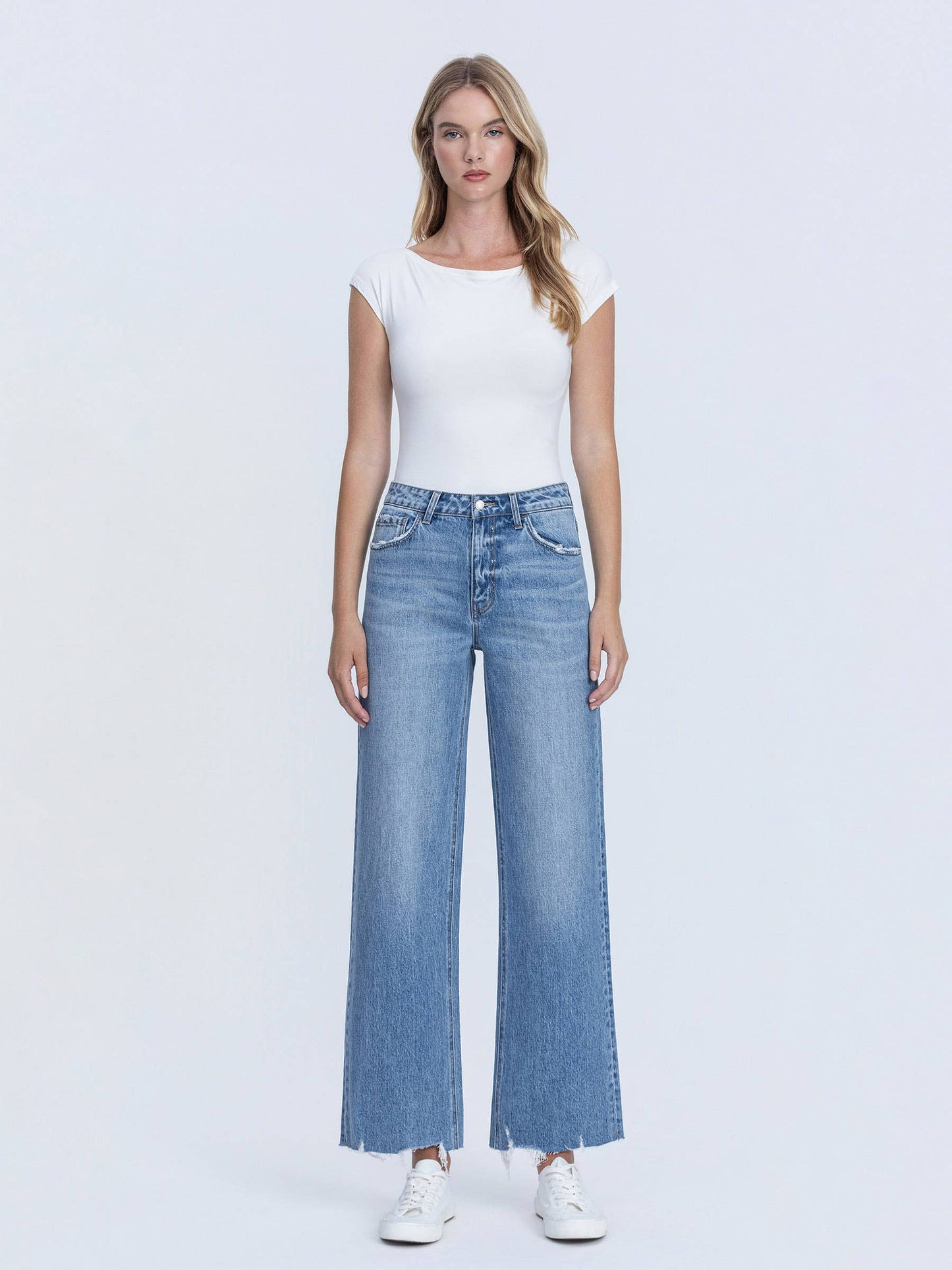Vervet by Flying Monkey High Rise Wide Leg Jean
