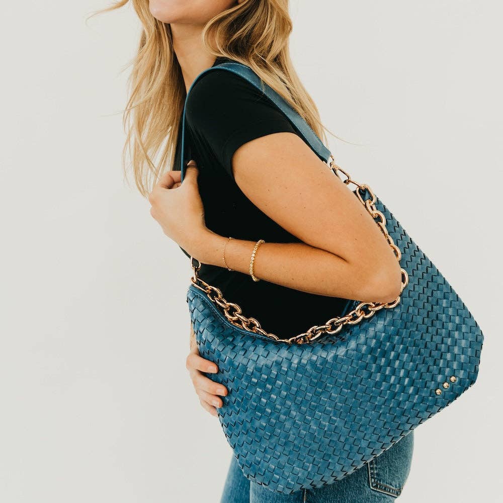 Sienna Slouchy Woven Shoulder Bag