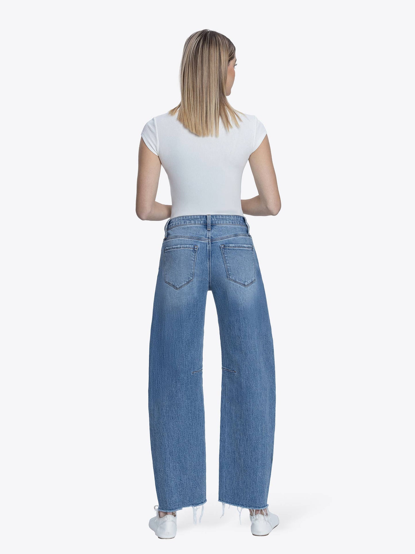 Vervet by Flying Monkey High Rise Barrel Jean
