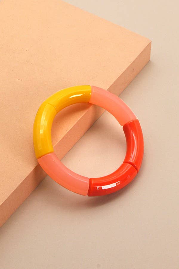 Acrylic Tube Bracelet