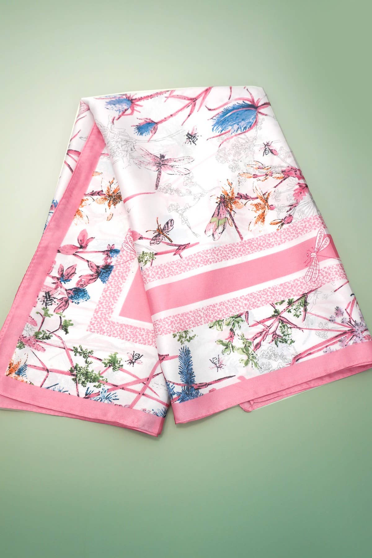 Pink Print Bandana