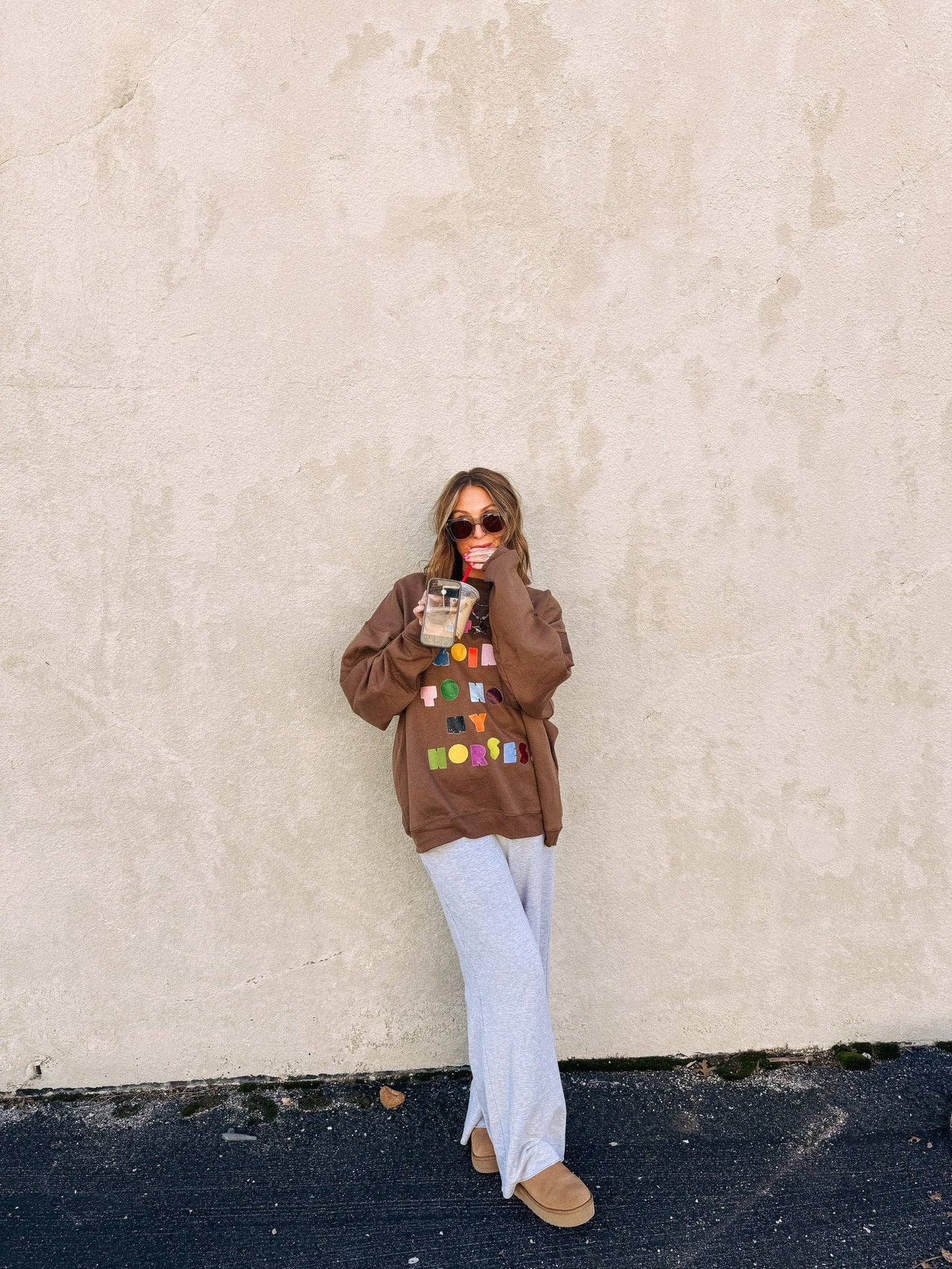Not Gonna Hold My Horses Crewneck