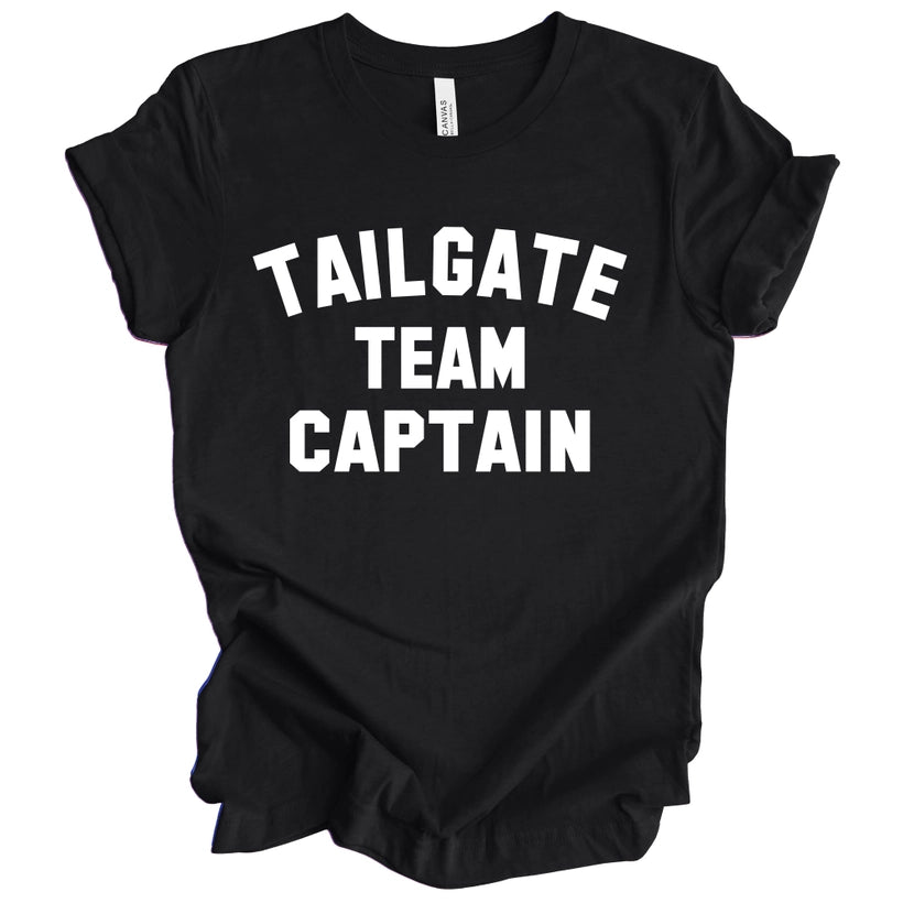 Tailgate Team Captain Shirt, Football Tee, Game Day Shirts