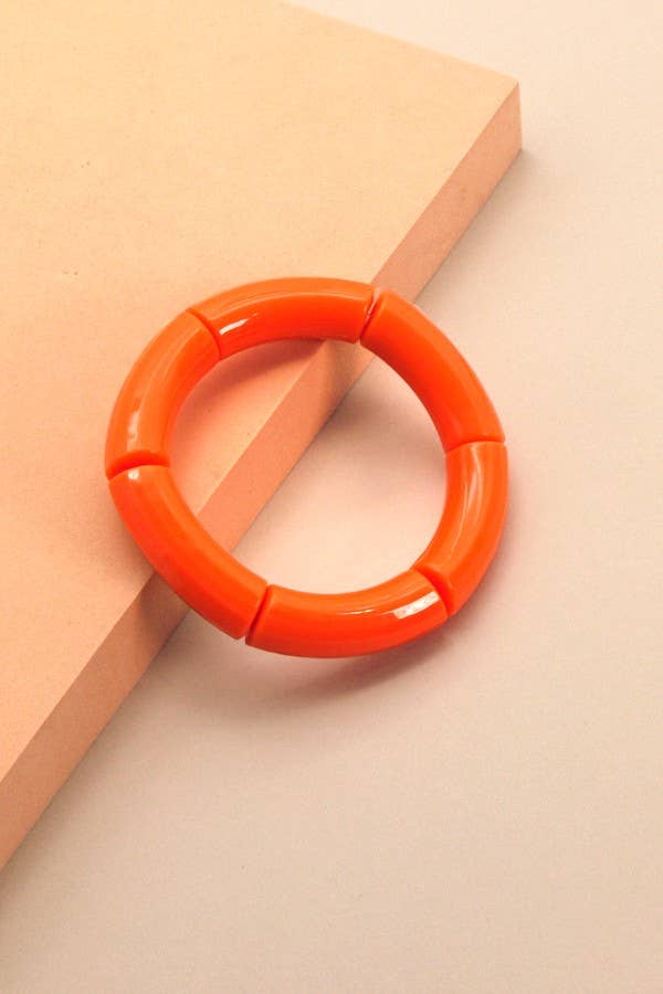 Acrylic Tube Bracelet