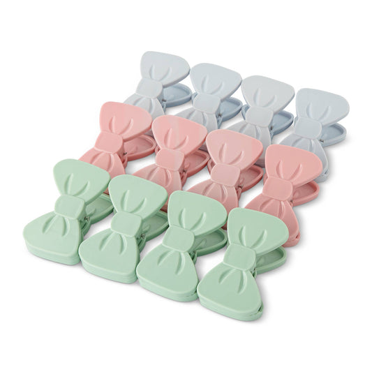 12pc Bow Bag Clips