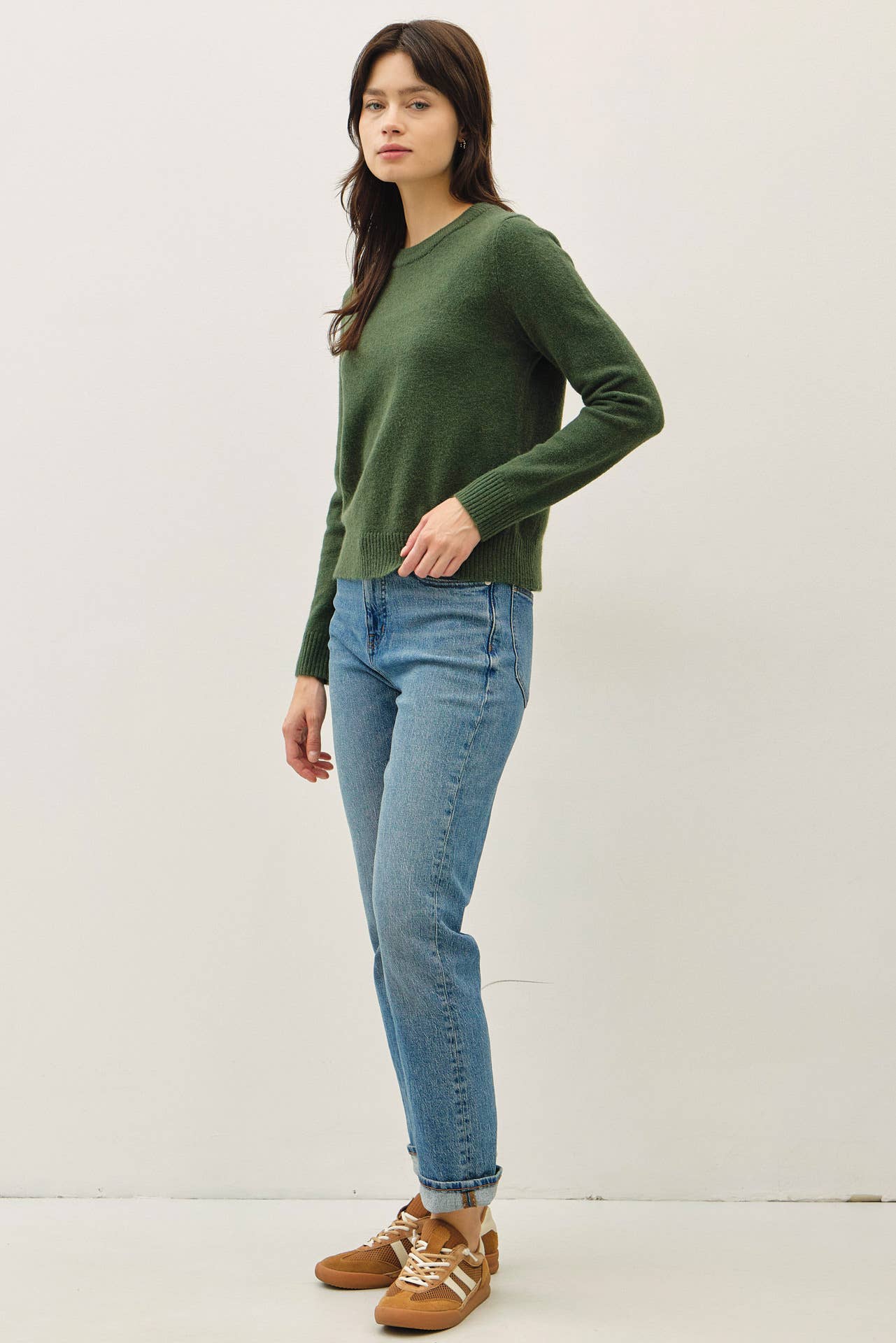 Wool Blend Classic Crew