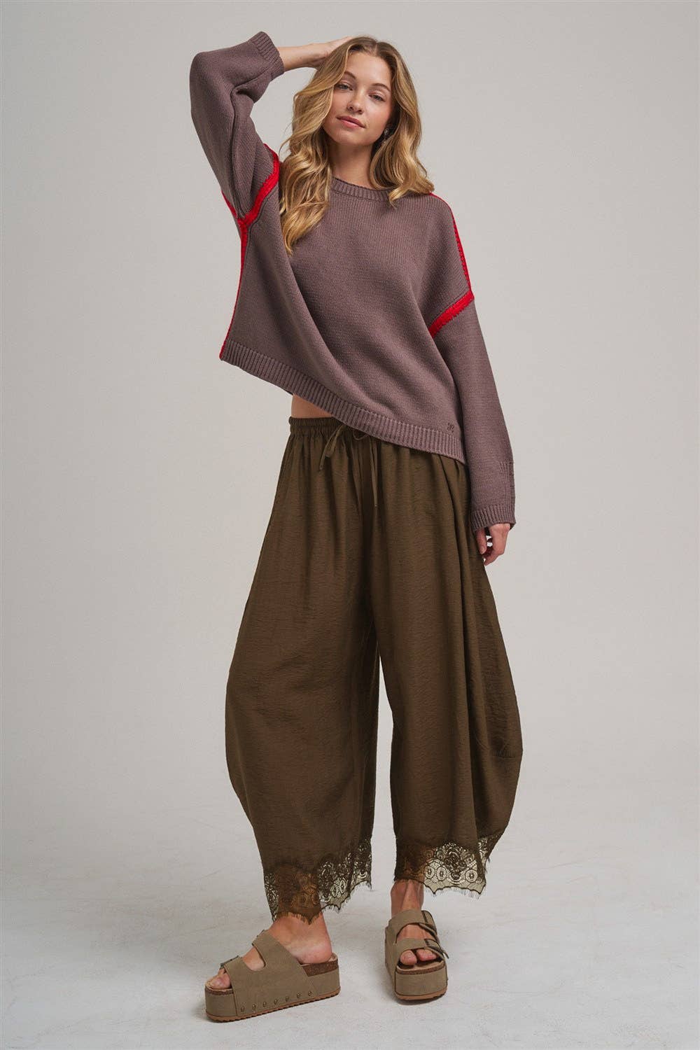 Flowy Balloon Leg Pants