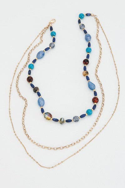 Multi Layer Beaded Necklace
