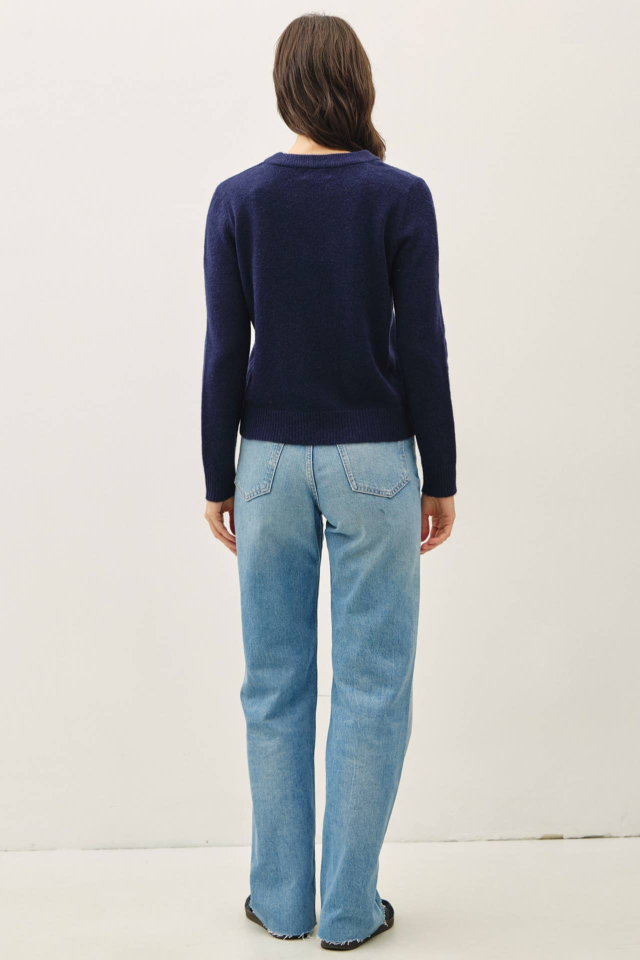 Wool Blend Classic Crew