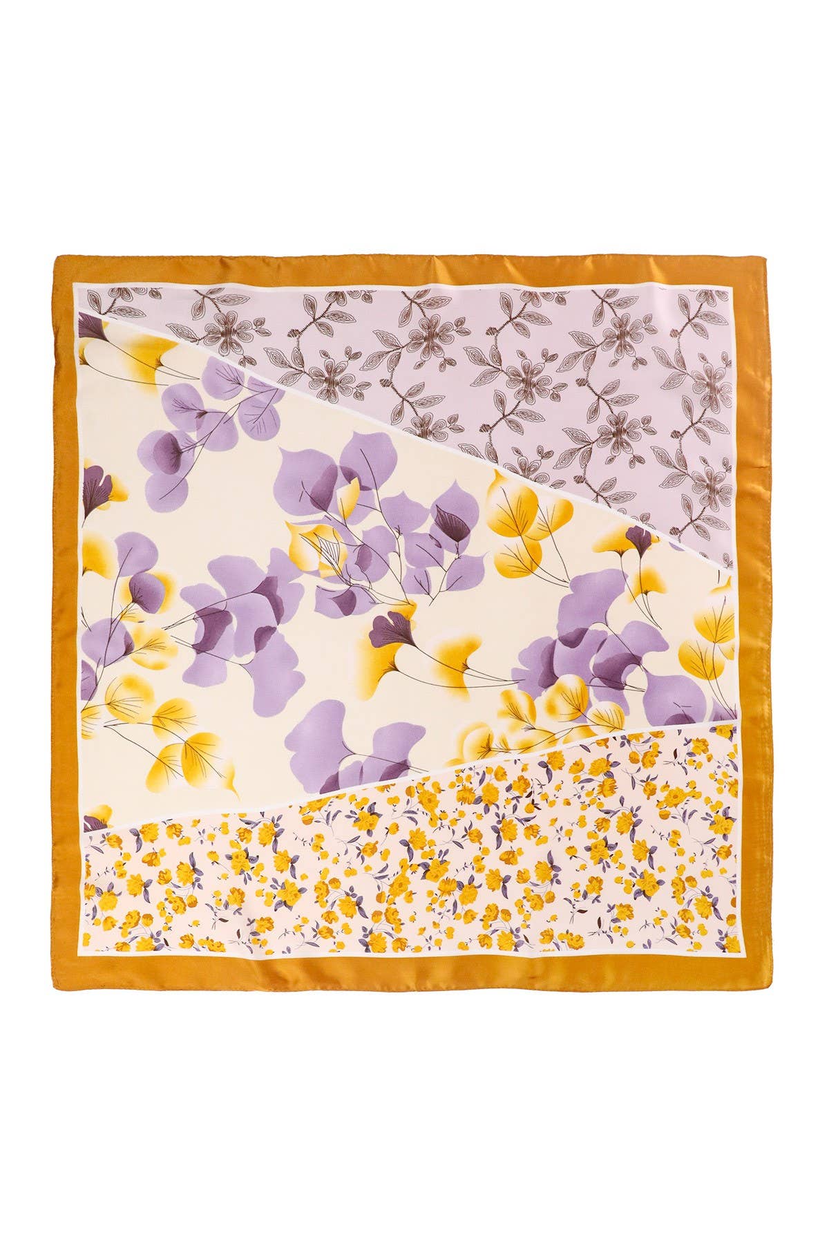 Kaleidoscope Botanical Cream Bandana