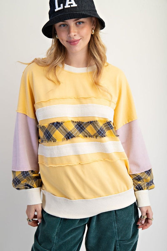 Easel Plaid and Color Mix Crew