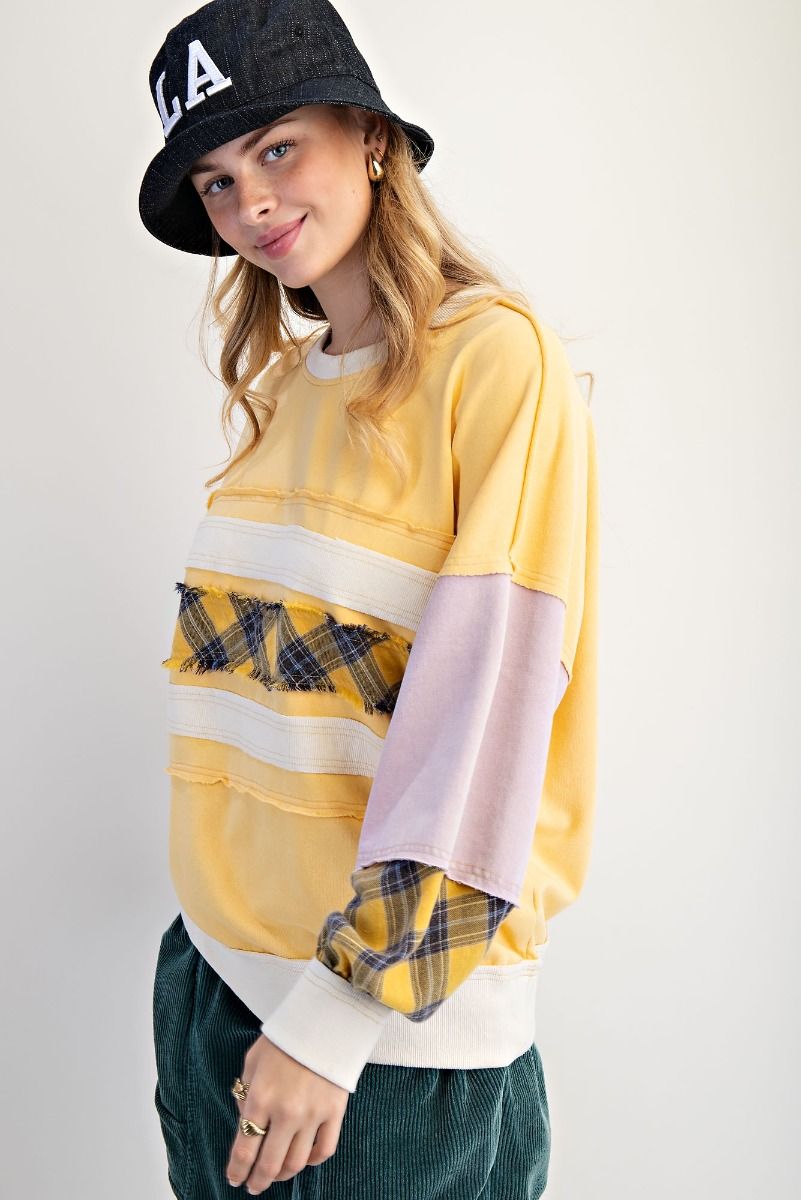 Easel Plaid and Color Mix Crew