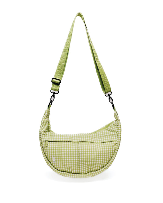 Picnic Plaid Crescent Bag
