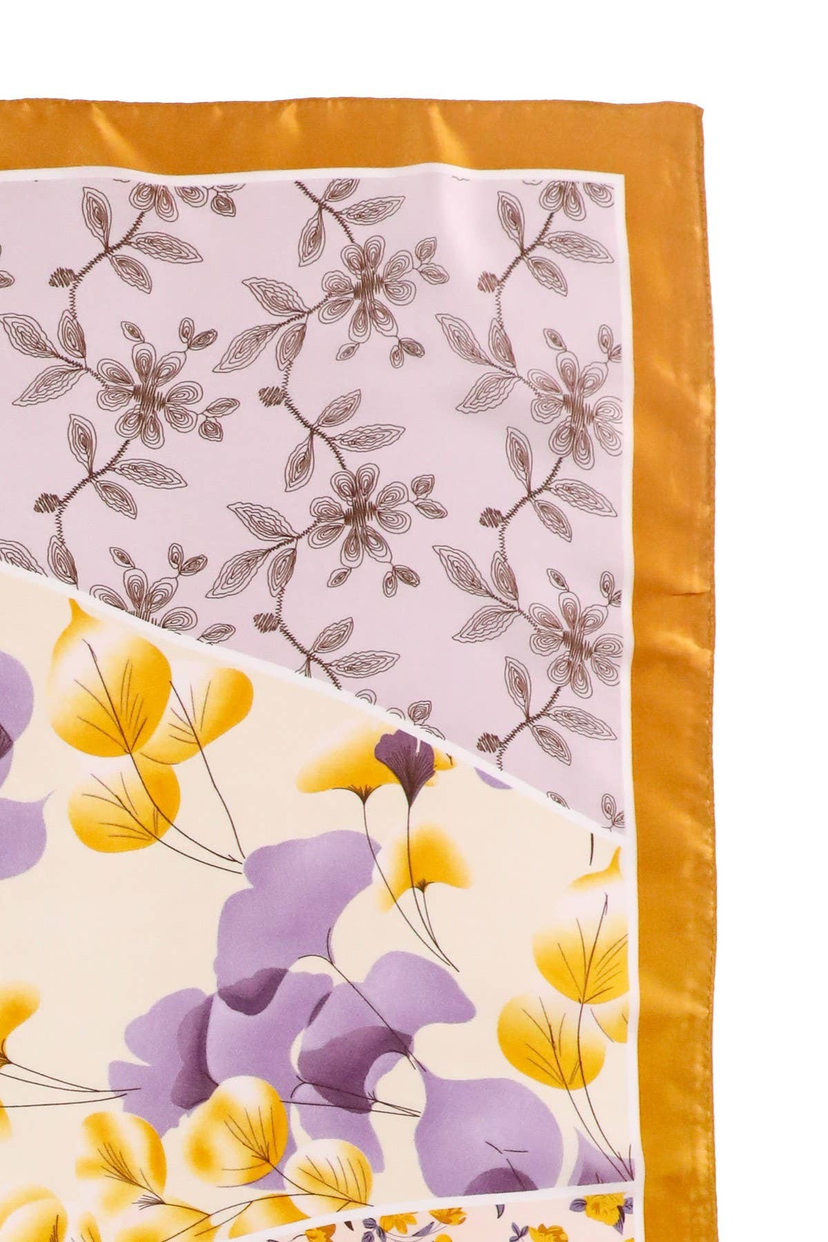 Kaleidoscope Botanical Cream Bandana