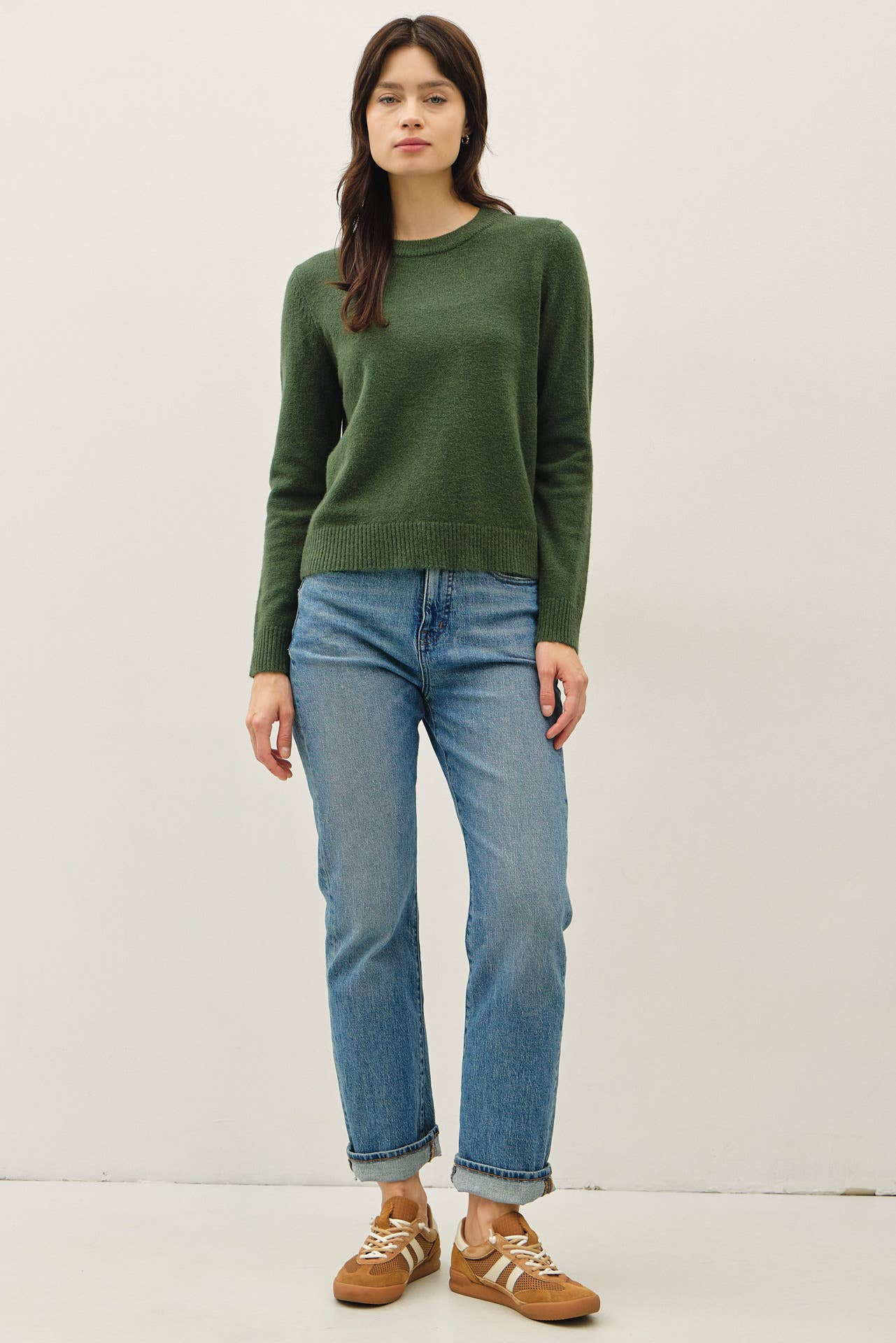 Wool Blend Classic Crew