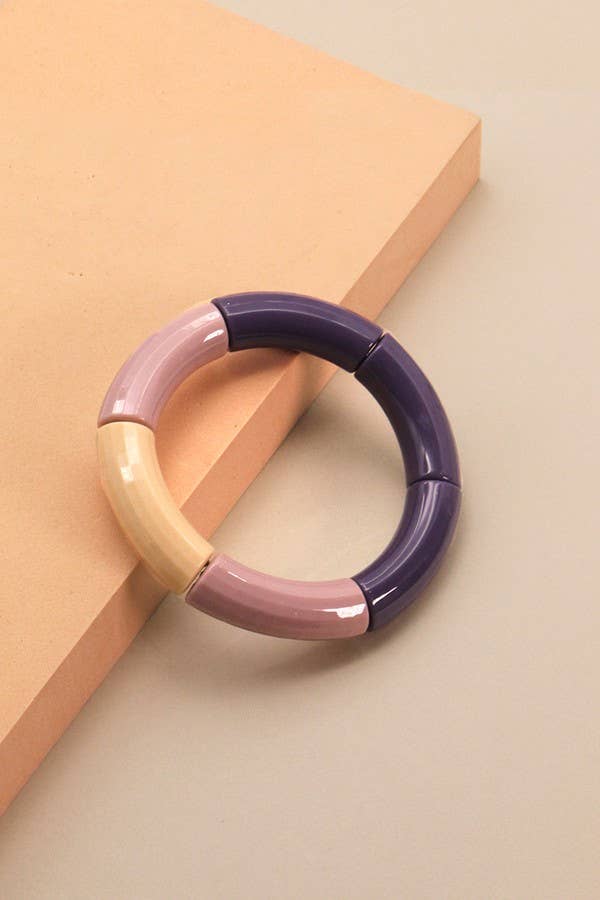Acrylic Tube Bracelet