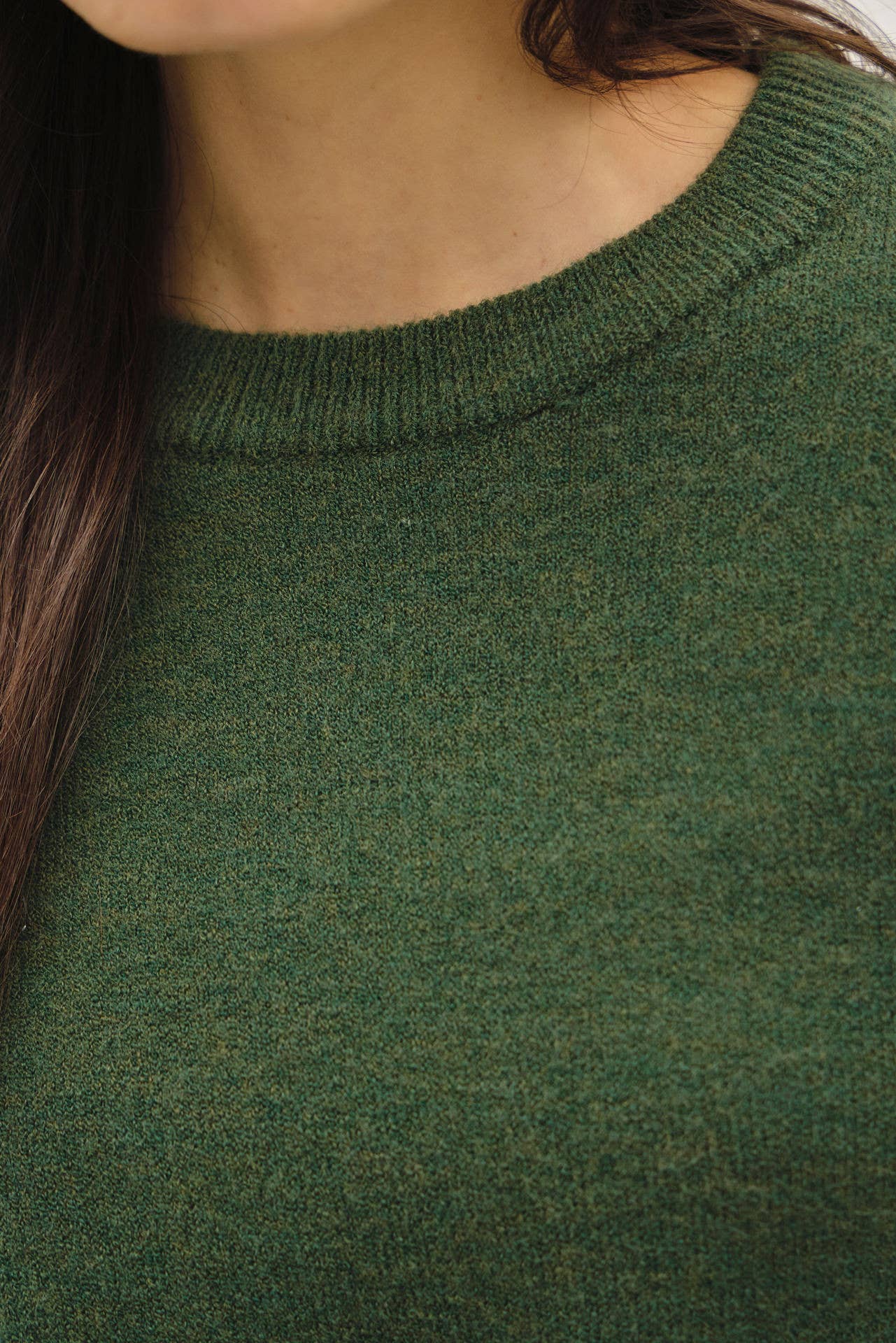 Wool Blend Classic Crew