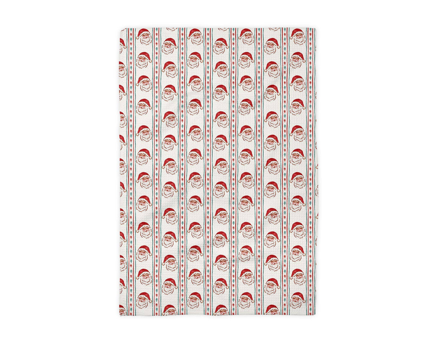 Santa Clause Christmas Kitchen Towel Waffle