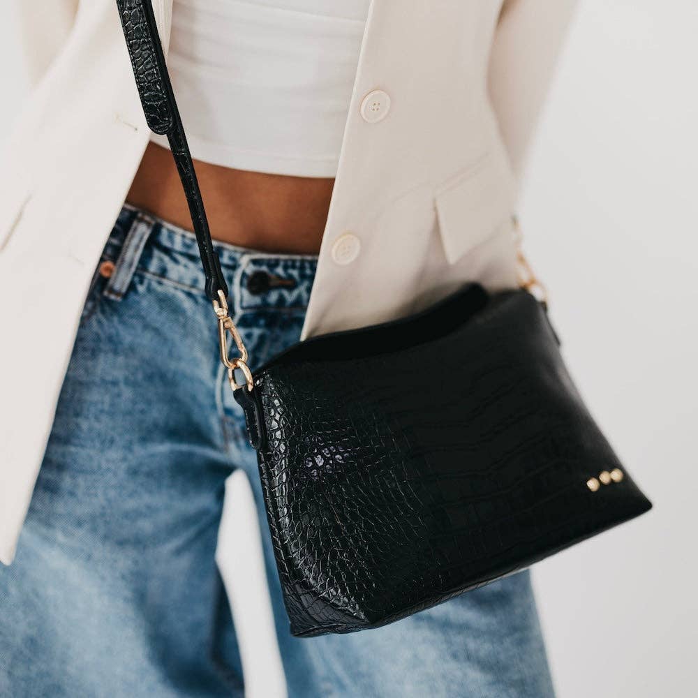 Moira Croc Embossed Crossbody