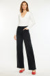 Kancan High Rise Wide Leg Black Jeans
