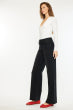 Kancan High Rise Wide Leg Black Jeans