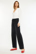 Kancan High Rise Wide Leg Black Jeans